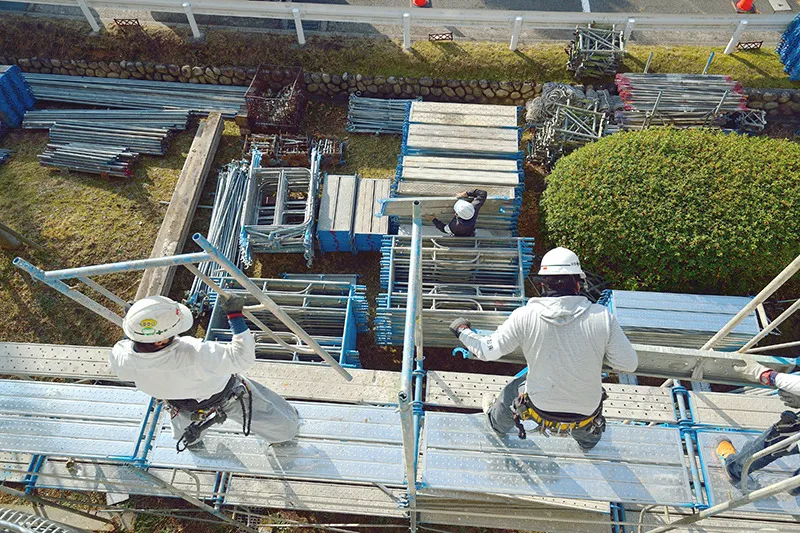 さいたま市で足場工事の求人を出しています